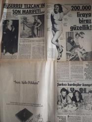 Hafta Sonu Haftalık Aktüalite Sinema Tiyatro Müzik ve Magazin Gazetesi - 17 Mart 1978 - Sayı:12 - Hülya Koçyiğit'e bomba! - Azrail'in soluğunu ensesinde hissetti - Bülent Ersoy - Fikret Hakan - Sevda Karaca - Müjde Ar - Seyyal Taner - Prenses Banu - Şerif Yüzbaşıoğlu - Ve, Neco bestesini yedi - Müzeyyen Senar'ı Ağlatan mektup - Kız mı, Erkek mi? - İdi Amin - Alev Coşkun - Ümit Utku - Alev Coşkun - Şevket Adlı - Güngör Adlı - Nazan Şoray - Bedduanın Sonu - Güzele ne yaraşmaz - Nükhet Duru - Elvis Presley - Nejat Uygur, 3 oğlu uğruna tiyatrosunu kapattı - Adnan Şenses'in maskesini düşürüyorum - Ekrem Bora - Esengül - Ela Altın Eyüp Sultan'da - Müşerref Tezcan'ın Son Marifeti - Muazzez Abacı - Türkan Şoray kendi çizgileriyle Moskova'da - ''Umudumuz Erkan'' - Serkan Acar fotoğraf ve haberi - Tam Takım Gazete