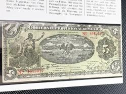 Meksika 5 Peso 1914 - Özel Föyünde