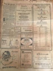 HÜRRİYET GAZETESİ 2 OCAK 1966 YIL :18 SAYI :6351---Kat Mülkiyeti Kanunu Tatbikatı Başlıyor ---18 Yaşındaki kızını  kestikten sonra 22 yerinden bıçakladı ---Birbirlerini vuruyor sonra  elini öpüp ,özür diliyorlar ---13 Tutturmasına  rağmen parasını alamayan  totocu  cehaletin  kurbanı oldu ---Amerikalı milyoner  Rufus  'un  evlat edindiği  Türk kızının ilk imtihanı  başarılı geçti ---İlkokul bitirenlerin  yarısı tahsil yapmıyor --Perişanım Türküsü :Ahmet Sezgin ---20 haydut Londra posta treni soyguncularını kaçırmaktan vazgeçti ---Günde 2.000 ayda 60 bin yılda 720 bin lira dağıtıyor ---Kısmet artık Atlantik sularında ---Göztepe :0 D.Spor :0 --Beşiktaş ,H.Tepe yi  penaltı  ile yendi :1-0---Beykoz ,Ank.Gücünden kıymetli 2 puan aldı: 1-0--Şekerspor  :2 Vefa : 0---Plaza nın istifası müsbet karşılandı --Afrika da yılbaşı  gecesi  hükümet  darbesi oldu --