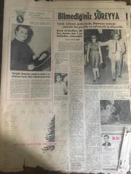 HÜRRİYET GAZETESİ 31 ARALIK 1964 ---Dünya Harbi Olmayacak --1965 senesi evli çiftler için değişiklik yılı olacak ---1965 Genç kızlara ne  getirecek ---Bilmediğimiz Süreyya --Türkiye de : Hürriyet ,Orta ve Balkanların en Yüksek Tirajlı ve çok Okunan Gazetesidir ---Kendi rekorlarını  kendi kıran lider gazete ---Satılan her 100 gazeteden 44 ü Hürriyet tir---Yurt dışında  bürolar açan tek Türk gazetesi Hürriyettir ---Adalet Partisi Genel  Başkanı Ragıp Gümüşpala vefat etti ---Sandık içinde Roma dan Kahire  ye  kaçırılmak istenen casus ---