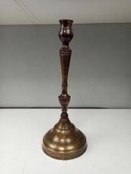 Antika Osmanlı Süleymaniye Bronz Şamdan
