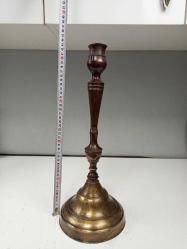 Antika Osmanlı Süleymaniye Bronz Şamdan