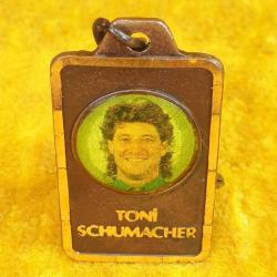 VINTAGE TONY SCHUMACHER BAKIR PATENELİ , RESİMLİ İMZALI ANAHTARLIK