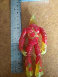 Ben 10 Deluxe Action Figure Power up - Heatblast Figür Oyuncak figürü