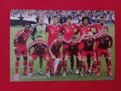 Bayern Münih Futbol Takımı Poster - 43x29 cm - Voetbal İnternational Magazine - Orijinal Dönem Ürünüdür