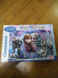 Clementoni Disney Frozen Glitter Puzzle - 104 Parça şey çocuklar için puzzle