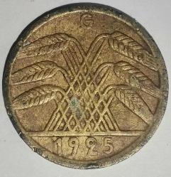 ALMANYA 1925  5 PFENNIG