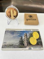TÜRK DÜNYASI KÜLTÜR BAŞKENTİ BURSA BRONZ ÜZERİ ALTIN KAPLAMA SERTİFİKALI