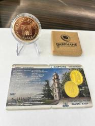 TÜRK DÜNYASI KÜLTÜR BAŞKENTİ BURSA BRONZ ÜZERİ ALTIN KAPLAMA SERTİFİKALI