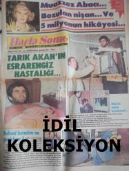 Hafta Sonu Haftalık Aktüalite Sinema Tiyatro Müzik ve Magazin Gazetesi - 3 Mart 1978 - Sayı:10 - Muazzez Abacı - Tarık Akan'ın esrarengiz hastalığı - Ekrem Bora - Tolga Aşkıner - Sabrina Duncan - Kate Jackson - Anthony Quinn - Ayça Oktay - Aynur Akarsu - Serpil Örümcer - Yaşar Kekova - Polat Tezel - Yavuz Asöcal - Fahrettin Aslan - Hasan heybetli - Emel Sayın - Nilüfer - Cüneyt arkın - Gülşen Bubikoğlu - Nazan Şoray - Rüçhan Adlı - Bülent Ersoy - Fahri Korutürk - Neydi Neydi Ne? - Güzele Ne Yaraşmaz - İpek Pekgöz - Günseli Korur - Yasemin Korur - Cem Karaca - Rüçhan Çamay - Garip Ama Gerçek - Sevim Tuna - Kenan Bingöllü - Ahu Tuğba - Sevim Tuna - Cavidan Dora - Oya Peri - Fatma Girik - Hülya Tuğlu - Behiye Aksoy - Bahar Erdeniz, 3 yol ağzında fotoğraf ve haberi - Tam Takım Gazete