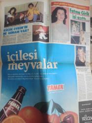 Hafta Sonu Haftalık Aktüalite Sinema Tiyatro Müzik ve Magazin Gazetesi - 3 Mart 1978 - Sayı:10 - Muazzez Abacı - Tarık Akan'ın esrarengiz hastalığı - Ekrem Bora - Tolga Aşkıner - Sabrina Duncan - Kate Jackson - Anthony Quinn - Ayça Oktay - Aynur Akarsu - Serpil Örümcer - Yaşar Kekova - Polat Tezel - Yavuz Asöcal - Fahrettin Aslan - Hasan heybetli - Emel Sayın - Nilüfer - Cüneyt arkın - Gülşen Bubikoğlu - Nazan Şoray - Rüçhan Adlı - Bülent Ersoy - Fahri Korutürk - Neydi Neydi Ne? - Güzele Ne Yaraşmaz - İpek Pekgöz - Günseli Korur - Yasemin Korur - Cem Karaca - Rüçhan Çamay - Garip Ama Gerçek - Sevim Tuna - Kenan Bingöllü - Ahu Tuğba - Sevim Tuna - Cavidan Dora - Oya Peri - Fatma Girik - Hülya Tuğlu - Behiye Aksoy - Bahar Erdeniz, 3 yol ağzında fotoğraf ve haberi - Tam Takım Gazete