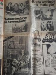 Hafta Sonu Haftalık Aktüalite Sinema Tiyatro Müzik ve Magazin Gazetesi - 3 Mart 1978 - Sayı:10 - Muazzez Abacı - Tarık Akan'ın esrarengiz hastalığı - Ekrem Bora - Tolga Aşkıner - Sabrina Duncan - Kate Jackson - Anthony Quinn - Ayça Oktay - Aynur Akarsu - Serpil Örümcer - Yaşar Kekova - Polat Tezel - Yavuz Asöcal - Fahrettin Aslan - Hasan heybetli - Emel Sayın - Nilüfer - Cüneyt arkın - Gülşen Bubikoğlu - Nazan Şoray - Rüçhan Adlı - Bülent Ersoy - Fahri Korutürk - Neydi Neydi Ne? - Güzele Ne Yaraşmaz - İpek Pekgöz - Günseli Korur - Yasemin Korur - Cem Karaca - Rüçhan Çamay - Garip Ama Gerçek - Sevim Tuna - Kenan Bingöllü - Ahu Tuğba - Sevim Tuna - Cavidan Dora - Oya Peri - Fatma Girik - Hülya Tuğlu - Behiye Aksoy - Bahar Erdeniz, 3 yol ağzında fotoğraf ve haberi - Tam Takım Gazete