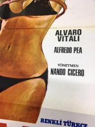 DOKTORA BAK HİZAYA GEL (La dottoressa del distretto militare), ORİJİNAL SİNEMA ÇİZİM AFİŞİ - 1976, FİLM AFİŞİ / POSTERİ - BÜYÜK BOY - ORİJİNAL - 100 X 68 cm EBADINDA - Original Turkish Big Size Movie Poster - Nando Cicero, Nando Cicero, Franco Milizia, Marino Onorati, Edwige Fenech, Alfredo Pea, Alvaro Vitali, Carlo Delle Piane, Grazia Di Marzà, Alfonso Tomas, Renzo Ozzano, Angelo Pellegrino, Dante Cleri, Tom Felleghy, Dante Cona, Mario Meniconi, Alfredo Adami, Lucio Montanaro, AKIN FİLM