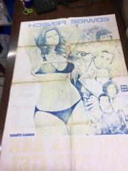 DOKTORA BAK HİZAYA GEL (La dottoressa del distretto militare), ORİJİNAL SİNEMA ÇİZİM AFİŞİ - 1976, FİLM AFİŞİ / POSTERİ - BÜYÜK BOY - ORİJİNAL - 100 X 68 cm EBADINDA - Original Turkish Big Size Movie Poster - Nando Cicero, Nando Cicero, Franco Milizia, Marino Onorati, Edwige Fenech, Alfredo Pea, Alvaro Vitali, Carlo Delle Piane, Grazia Di Marzà, Alfonso Tomas, Renzo Ozzano, Angelo Pellegrino, Dante Cleri, Tom Felleghy, Dante Cona, Mario Meniconi, Alfredo Adami, Lucio Montanaro, AKIN FİLM