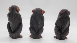 El oyması Üç maymun heykeli