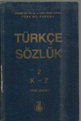 Türkçe Sözlük - TDK (1-2) TAKIM / CİLTLİ