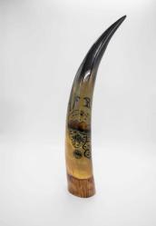 Batı afrika bizon boynuzundan biblo