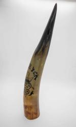 Batı afrika bizon boynuzundan biblo