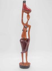 El oyması Afrikalı kadın figürü