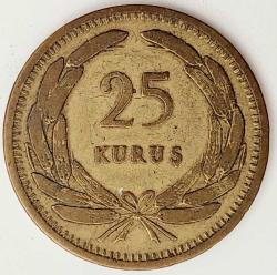 25 KURUŞ, 1949 ÇÇT (Düz)