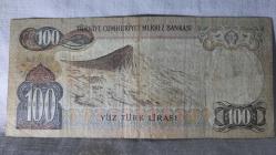 100 Türk Lirası 6 Emisyon G46321526 seri nolu  Yüz TL.