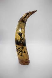 Afrika bizonu boynuzu biblo