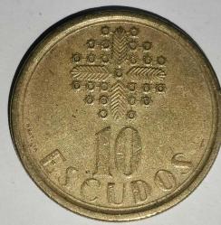 PORTEKİZ 1988  10 ESCUDOS