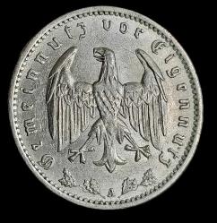 Almanya 1934 A 1 ReichMark Çil