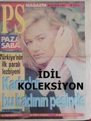 PS Magazin Haftalık Magazin ve Siyasi Aktüalite Dergisi - 24 Eylül 1989 - Sayı:3 - Kadınlar bu kadının peşinde - Figen Arık - Banu Alkan - Çiğdem İşbilir - Güner Kurban - Merih Akalın - Talat'ın Kahvesi - Jane Fonda'nın yatağı 5 bin dolar - Dünyanın En Pahalı Lisesi - Daldan Dala - Yunanlıların UZO dediği bizim rakının kayınçosu - Terazi Burcundaki Venüs ilahi aşkı, estetik duyguları ve güzelliği sembolize eder - Evita Kazanı - Gencay Gürün - Ayten Gökçer - Can Gürzap - Ajda Pekkan - Deniz Türkali - Neca - Füsun Önal - Ali Rıza Kardüz - Tilda Tezmen - Neslihan Yargıcı - Bener Bilgiç - Raşel Nahmiyaz - Deniz Kurbanzade - Kemal Aratan - Talha Ebuzziya - Ayşegül Nadir - Bilim ve Teknik - Melek yüzlü manken üç gece nereye saklandı? - Süper Dedektif - Süper Zekalar - Sabah Bulmacası - Kare Bulmaca - Rüyalarda, şarkılarda saçlar - FA Şampian Reklamı fotoğraf ve haberi - Tam Takım Dergi