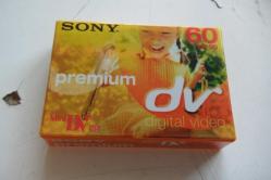 SIFIR SIFIR SONY PREMİUM MİNİ DV 60 LP:90 Sony Lp 90 Mini Dv Video Kaset  (teknık mavı kutu