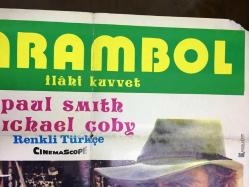 Karambol İlahi Kuvvet, (arambola) 1974, SİNEMA FİLM AFİŞİ / POSTERİ - BÜYÜK BOY - ORİJİNAL - 100 X 68 cm EBADINDA - Original Turkish Big Size Movie Poster - Ferdinando Baldi, Paul L. Smith, Antonio Cantafora, Horst Frank, Guglielmo Spoletini, Pino Ferrara, Luciano Catenacci, Franco Fantasia, Ignazio Spalla, Melissa Chimenti, Gaetano Russo, Nello Pazzafini, SABAHFİLM