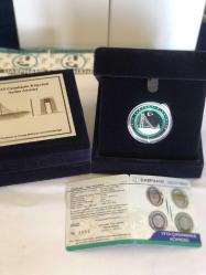 1915 ÇANAKKALE köprüsü GÜMÜŞ Işıklı Kutulu  Polimer Fosforlu