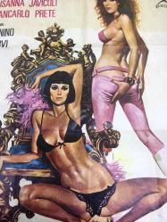 KIZ TUZAĞI, (La nottata) 1975  SİNEMA FİLM ÇİZİM AFİŞİ / POSTERİ - BÜYÜK BOY - ORİJİNAL - 100 X 68 cm EBADINDA - Original Turkish Big Size Movie Poster - Tonino Cervi, Boaz Davidson, Sara Sperati, Susanna Javicoli, Giancarlo Prete, Max Delys, Giuliana Calandra, Riccardo Berlingeri, Aldo Bonamano, Emilio Locurcio, Francesco Bagagli, Delio Cioni, Luciana Pasin, Elisa Mainardi