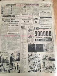HÜRRİYET GAZETESİ 1 EYLÜL 1966 YIL :19 SAYI :6588---Faysal İçin Tehlikeli 5 Kişi Sınır Dışı Edildi ---Çorumlu 52 İşçi ,16 Günde Ankara dan İstanbul a Geldi --Senatörün 9 puan verdiği dansöz mücella  kraliçe  oldu ---Kıbrıs ta Türkler Abluka Altına Alındı ---Çukurova da  sellerden altı kişi boğularak öldü ---Zina yapan 7 çocuklu bir kadın suçüstü  yakalanıp tevkif edildi --İETT nin kısa mesafelerde otobüs  çalıştırılması  isteniyor ---Ölen paraşütçünün  rekor denemesini tekrarlıyor ---Rekor kıracak besteler : Erol Büyükburç ---Galatasaray ,Altay ı zor  yendi :1-0--Göztepe-Bologna karşılaşacak ---Atina salaş mahallesinde turistik oldu ---Bir  ebe ,zorla tecavüze kalkan şoförü  öldürdü ---Dört kişi peynir ve domatesten  zehirlenip öldü ---Ayla nın kaçırıldığı  yerde bir erkek çocuğu da kayboldu ---