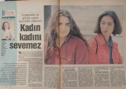 HÜRRİYET GAZETESİ-SHOW EKRAN DERGİSİ-SHOW-DERGİ-22 MAYIS-1994-SAYI:62-KAPAK-FOTOĞRAF-RÖPORTAJ-DOĞANIN BONKÖR DAVRANDIĞI BELDE: ALAÇATI-HUYSUZ VIRJINLE ÇOK ÖZEL-ÜNLÜLER NASIL AŞIK OLDULAR?-ŞİDDETİ KÖRÜKLEYEN HOLLYWOOD-KADIN KADINI SEVEMEZ-ENGİN KOÇ-SEDEN GÜREL-ŞEBNEM DİNÇGÖR-CANSEL ÖZZENGİN-KAPAK KIZI-MÜGE ORUÇKAPTAN-ALEV BAYMUR-YONCA EVCİMİK-GAZANFER ÖZCAN-GÖNÜL ÜLKÜ-CÜNEYT ARKIN-PAUL MCCARTNEY-SADRİ ALIŞIK-ÇOLPAN İLHAN-SEDA SAYAN-SİNAN ENGİN-YOM CRUISE-KEVIN COSTNER-HÜLYA KOÇYİĞİT-PATRIC SWAYZE-LEVENT KIRCA-OYA BAŞAR-BRUCE WILLS-YILDIZ TİLBE-KENAN DOĞULU-SEYFİ DURSUNOĞLU-HABERİ VÜCUDUNDAN AL-EGZEMA-ADET SANCILARI