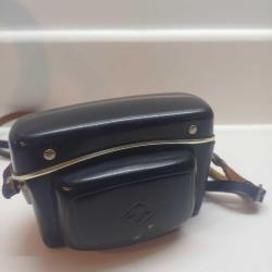 Agfa Isomat rapid C ,filmli fotoğraf makinesi 4,5/38 mm lens,Deri tasima cantasi ile beraber