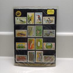 Dünya Çevre Günü (1990 1991 1992) Kurbağalar,Yılanlar ve Kuşlar serisi + 1989 Turk ipekbocekciligi ve 1988 Kirsal alan icin Avrupa serisi+FDC ilk gun zarfı ACILMAMIS PRESLI DAMGALI PAKET