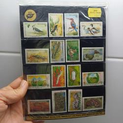Dünya Çevre Günü (1990 1991 1992) Kurbağalar,Yılanlar ve Kuşlar serisi + 1989 Turk ipekbocekciligi ve 1988 Kirsal alan icin Avrupa serisi+FDC ilk gun zarfı ACILMAMIS PRESLI DAMGALI PAKET