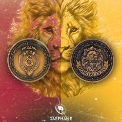 GALATASARAY 24.ŞAMPİYONLUK BRONZ (OKSİDE) HATIRA PARASI - KUTULU