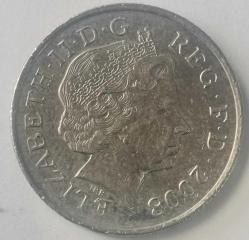 İNGİLTERE 2008   10 PENCE