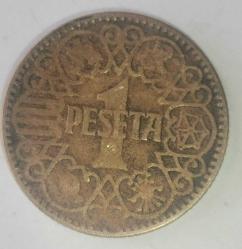 İSPANYA 1944 1 PESETA