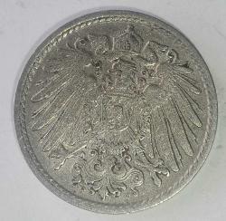 ALMANYA 1911   5 PFENNIG
