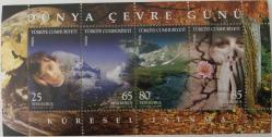 2008 DÜNYA ÇEVRE GÜNÜ KÜRESEL ISINMA HATIRA BLOĞU DANTELLİ MNH 2023 KATALOK FİYATI;180.00TL NADİRDİR.