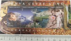 2008 DÜNYA ÇEVRE GÜNÜ KÜRESEL ISINMA HATIRA BLOĞU DANTELLİ MNH 2023 KATALOK FİYATI;180.00TL NADİRDİR.