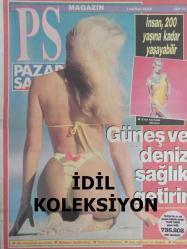 PS Magazin Haftalık Magazin ve Siyasi Aktüalite Dergisi - 3 Haziran 1990 - Sayı:39 - Güneş ve deniz sağlık getirir - İnsan 200 yaşında kadar yaşayabilir - Bir efsanenin acı sonu! - Liz Taylor - 19 Yaşında - 24 Yaşında - 28 Yaşında - 56 Yaşında fotoğrafı - Talat'ın Kahvesi - Finalist Toto - Hasbahçe'nin Kovboyları! Çizgi Romanı - Güneş ve deniz sağlık getirir! - Yeşilköy - Pitzaland - Mudo Collection Sportive Kıyafet Reklamı - Orient Exspress'te bir ilkbahar mutluluğu - Aşk, eğlence ve dostluk - 30 altına bir gece - Champion Kıyafet Reklamı - Coşkun Kürk Reklamı - Parkinson Alzheimer, sara tarihe karışacak - Yoğurt tarih boyunca şifa kaynağı oldu - Dişlerinizi sık sık fırçalayın - İki önemli fenomen - Yasemin Boran - Bilge Tencere Reklamı - Bulmaca - Sayılar ve Şekiller - Sayılar yerli yerinde - Tatlı adlarını bulalım - Aroma Meyve Suları Reklamı - Calve Mayonez Reklamı fotoğraf ve haberi - Tam Takım Dergi