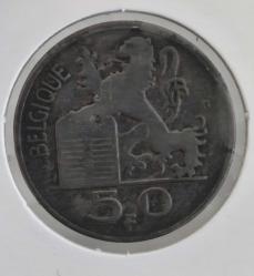 BELÇİKA 50 FRANK 1951 GÜMÜŞ