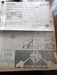 Vatan Gazetesi - 17  Haziran 1960 - Dünya Eski Muharipler Federasyonu Başkanı Van Lonschot Türk Ordusu Tarihi Bir Vazife Başardı - Cemal Gürsel Ve Milli Birlik Komitesi Üyeleri Yurt Gezisine Çıkacak - Amerikan Başkanı Eisenhower'in Başbakanımız Cemal Gürsel'e Mesajı - Genel Af Dileği Ayrıca İncelenecek - Fevzi Lütfi Karaosmanoğlu Köşe Yazısı - Yüksek Soruşturma Heyeti Yakın Zamanda Kurulacak - Yeni Yolsuzluklar Meydana Çıkarılıyor - Müfit Birsen Kadıköy Savcısı Oldu - Çocuk Arabası Rüyaların Dili - İnsan Bir Yerde Bellidir Yazan Mehmet Seyda Yazı Dizisi - Milli Eğitim Bakanı Fehmi Yavuz'un Öğretmenlere Mesajı - Amerikan Başkanı Eisenhower'in Japonya'ya Yapacağı Seyahat Dün İptal Edildi - Hoş Memo Karikatür - Subay Ve Askeri Memurlar Ordu Dışında da Vazife Alabilecek - Kanlı Perşembe Yazan Sadun Tanju Yazı Dizisi - Abdülmecit'in 1. Haremi Hümayunu Yazı Dizisi - Gece Gondolları Yazan Albert Jean Yazı Dizisi - Tonton Agah Çizen Sade Yalçın - Cemal Gürsel Kupası -  Fenerbahçe Kongre