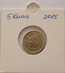 Türkiye Cumhuriyeti 2015 Yılı 5 Kuruş  5526