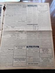 Vatan Gazetesi - 1 Mayıs 1956 - Ahmet Emin Yalman Köşe Yazısı - İktisadi Duruma Dair Meclise İki Takrir Verildi - 5 Gazetecinin Durumu Meclise İntikal Etti - Belediye Kasap Mücadelesi Şiddetli Devresine Girdi -  Mareşal Montgomery Kıtalararası Hidrojen Bombalı Füze 1961'de Hazır Diyor- CHP Genel Sekreteri Kasım Gülek Türk Kadını Partimize Tehalükle Katılıyor Dedi - Ankara İstanbul Arasında Geç Saatte Uçak Seferleri Başladı - Sovyet Komünist Partisi Genel Sekreteri Kruşçef Amerika Rusya İşbirliğinden Bahsetti - Bugün Bahar Bayramı - Türk Devrim Ocaklarında Kadın Hakları Görüşüldü - İstanbul Nasıl Kalkınabilir - Ölüme Gidiyorum Yazan Carter Dickson Yazı Dizisi - Memleketimizde Akıl Ve Kalp Hastalıkları Artmış - Cimciler Karikatür - General Ali Fuat Cebesoy'un Siyasi Hatıraları Yazı Dizisi - Fransa'nın Büyük Rejisörü Christian Jague Geliyor - Japonya'da 140.000 Fahişe Varmış - Bugün Brezilya Milli Takımı İle Karşılaşıyoruz - İsfendiyar - Lefter Küçükandonyadis - Naci Yazgan - Kadri Aytaç