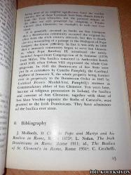 A SHORT GUİDE TO ST. CLEMENT'S ROME / LEONARD BOYLE O.P. / STABİLİMENTO TİPOLİTOGRAFİCO U. QUİNTİLY S.P.A. / İNGİLİZCE KİTAP (AZİZ CLEMENT'İN ROMASINA KISA BİR REHBER)